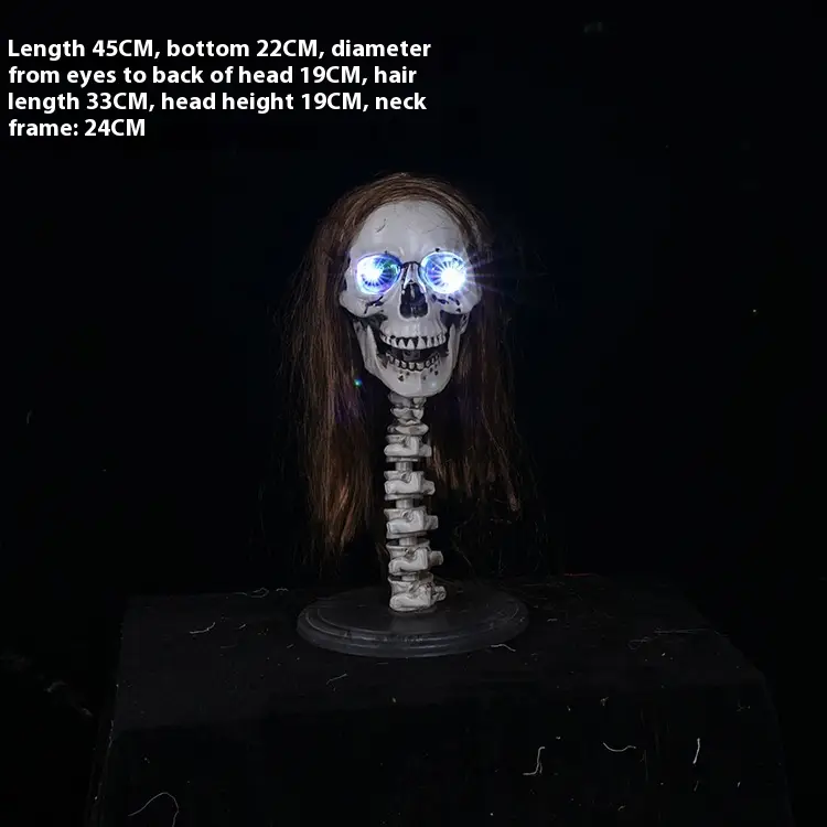 Halloween Props Bar Haunted House Decoration Skull Tomb