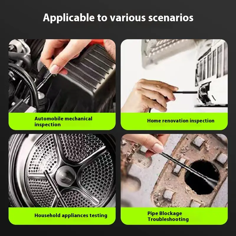 43-inch IPS Screen HD 1080p Industrial Endoscope 8mm Lens