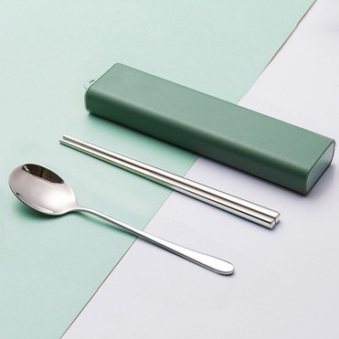 Green Box Spoon Chopsticks