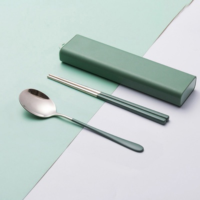 Green Spoon Chopsticks 2