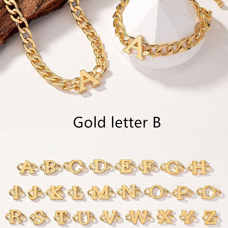 Golden Yellow Letter B