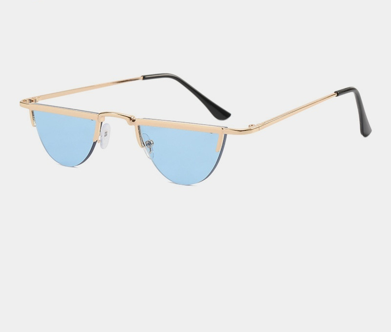 Gold Frame Blue Lens