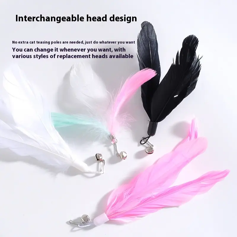 Cat Teaser Strong Suction Cup Long Brush