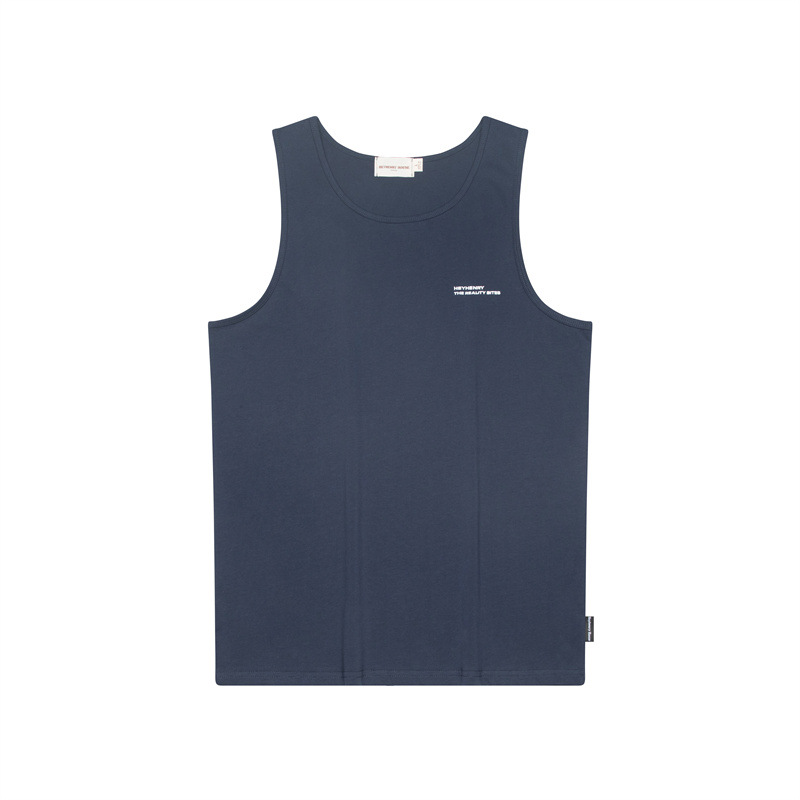 Title 4, Letter Printing Fashion Slim Sports Fitness Vest