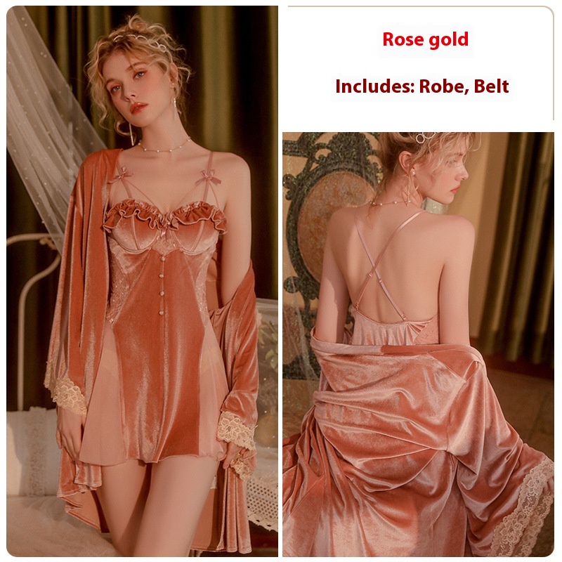 Rose Gold Outerwear Gown Belt