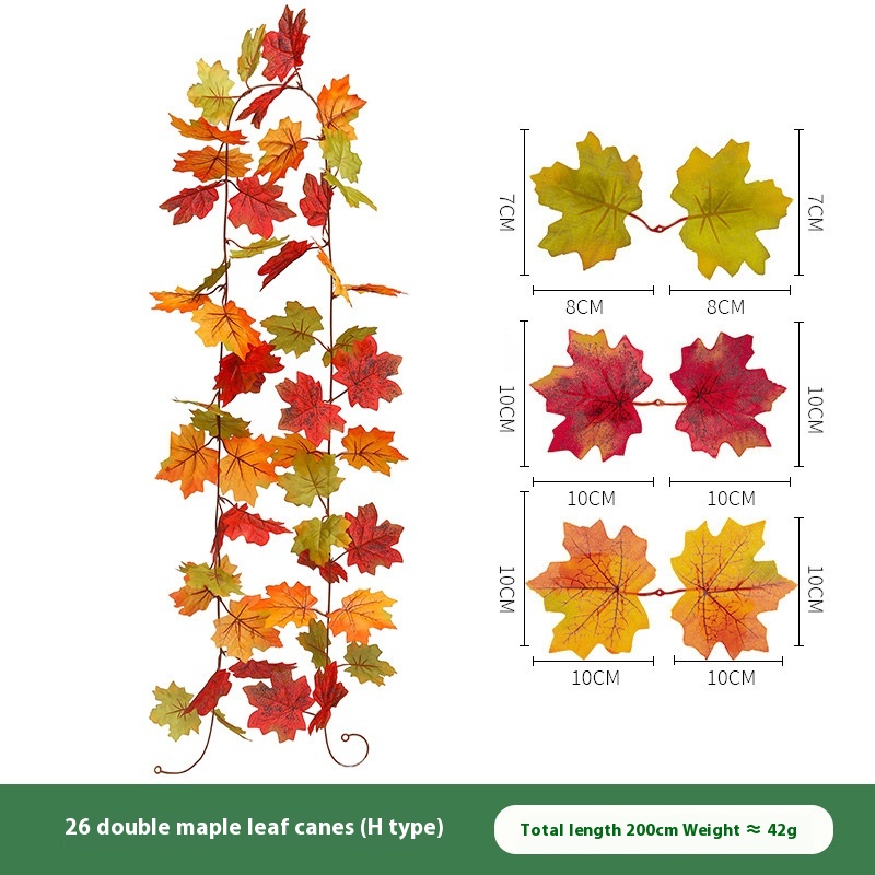 26 Bilateral Maple Leaf H