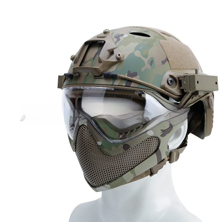 Simple Loading And Unloading Mask Integrated Helmet - Image 7