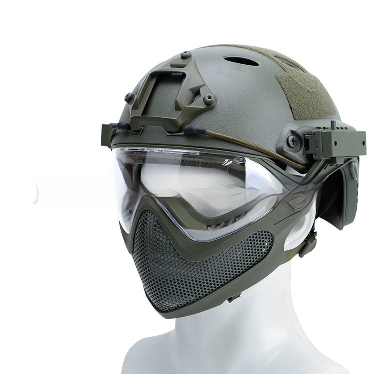 Simple Loading And Unloading Mask Integrated Helmet - Image 5