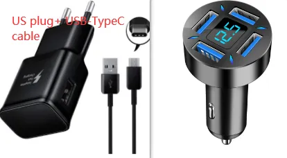 Four-port Car Charger 4USB