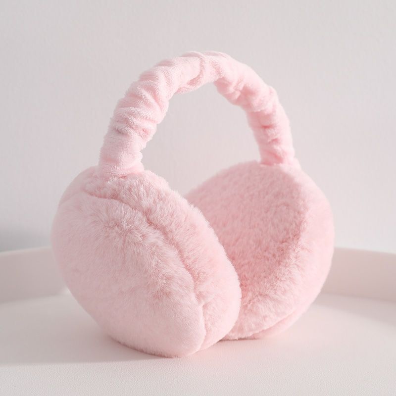 Pink hamburger earmuffs