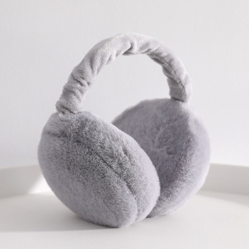 Gray Hamburger Earmuffs