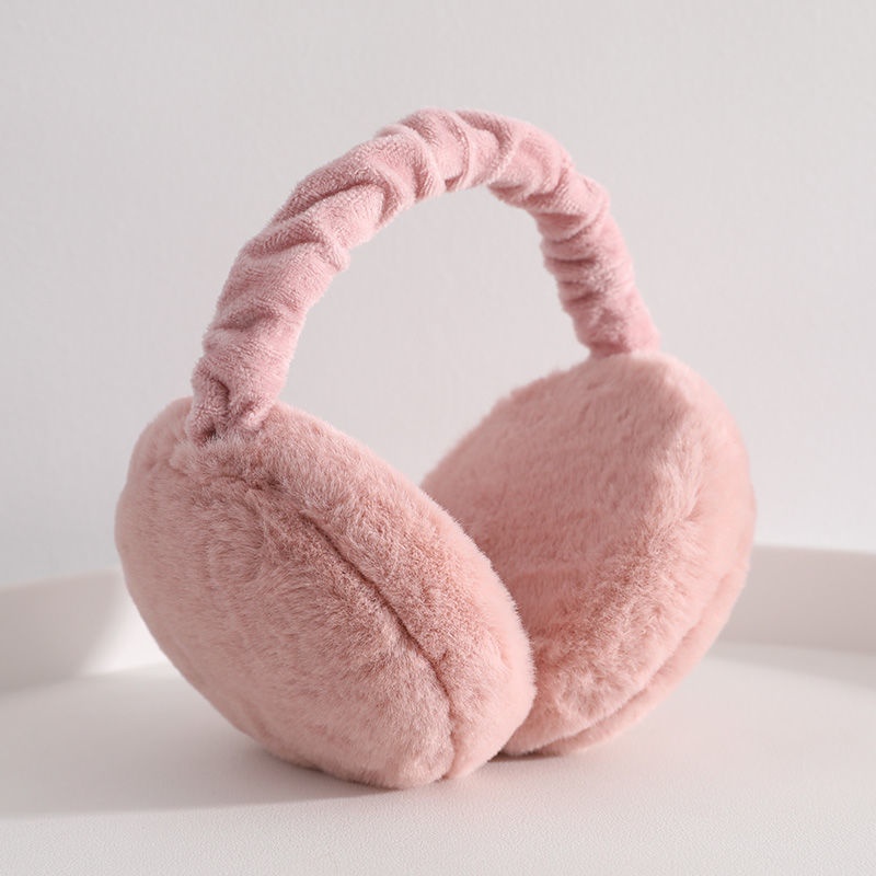 Pink Color Hamburger Earmuffs