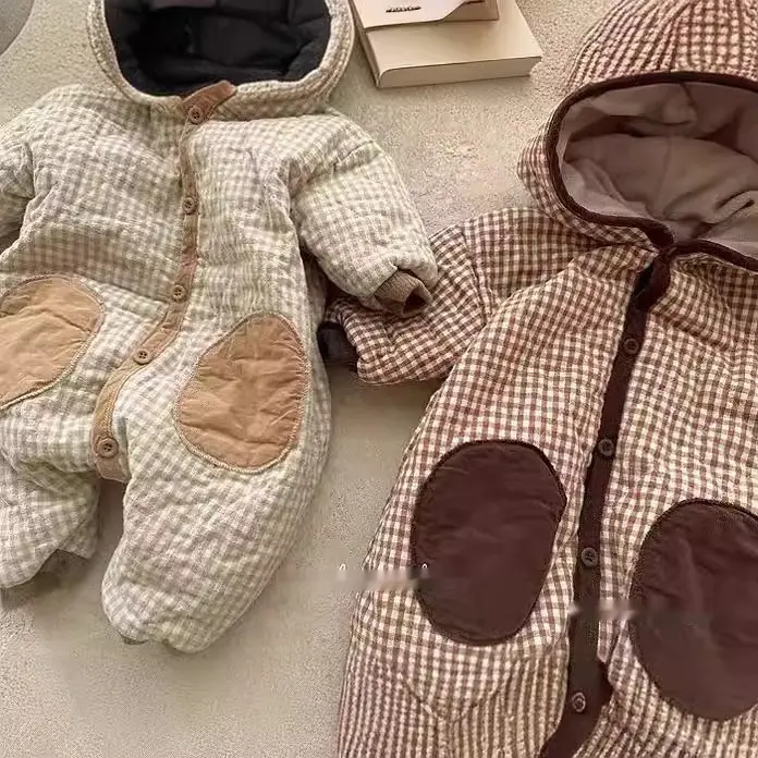 Baby Jumpsuit Cotton Padded Clothes Romper