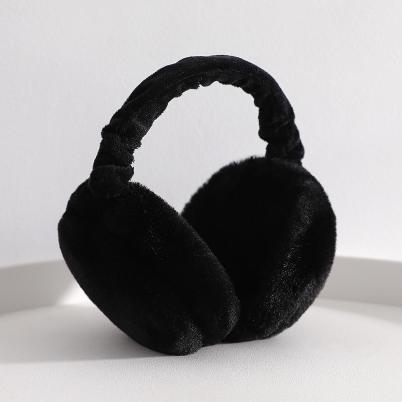 Black Hamburger Earmuffs