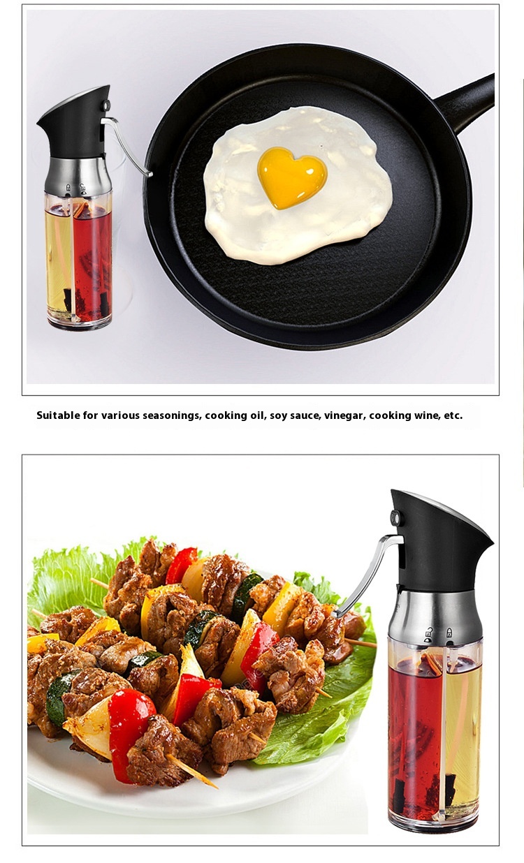 Title 4, Oil And Vinegar Dual-purpose Kitchen Spray Bottle