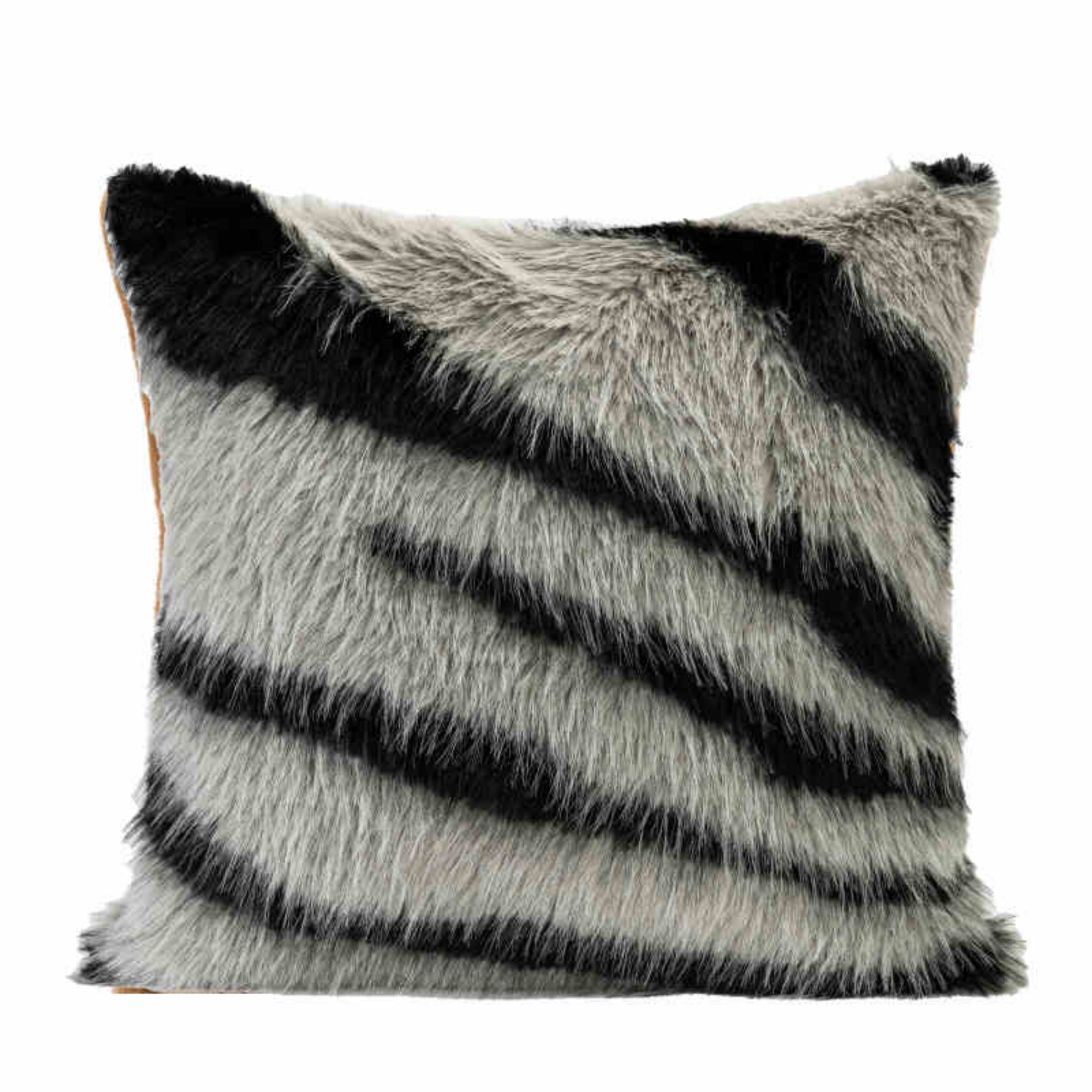 Plush zebra print 45x45cm