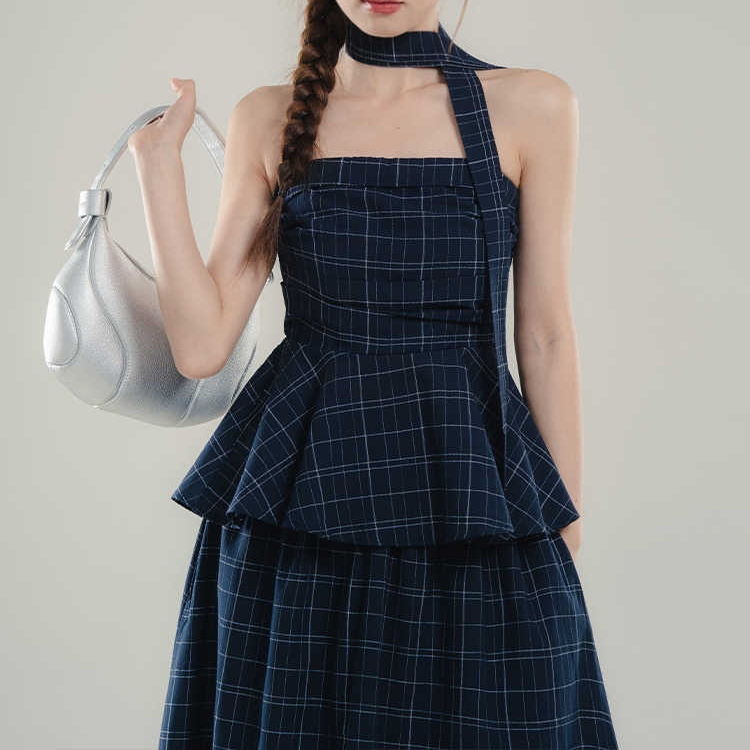 Summer Elegant Plaid Pure Hot Girl Suit Skirt For Women