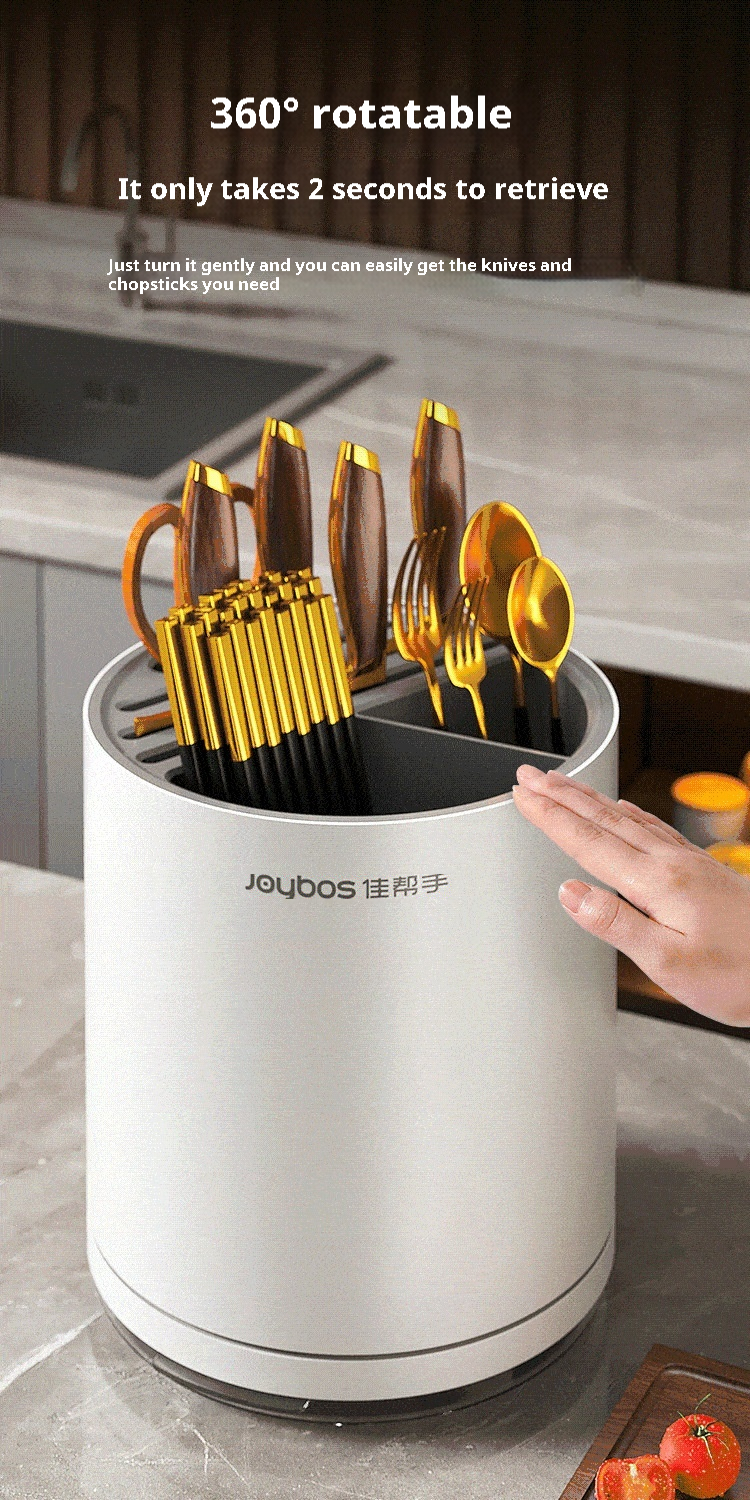 Title 13, Kitchen Rotating Knife Holder And Storage Rack ...