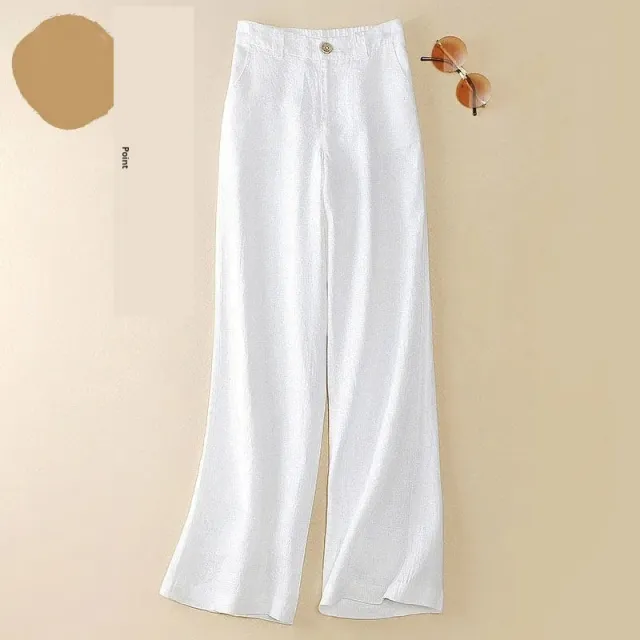 New Loose Slimming Thin Casual Women's Pants White - Shop at LoveMi