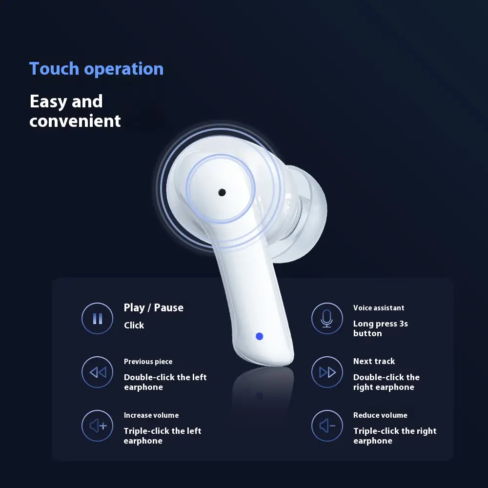 ANC ENC Noise Reduction XY16 Wireless Dual-camera Bluetooth Headset