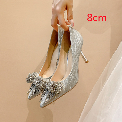 Silver Heel Height 8cm