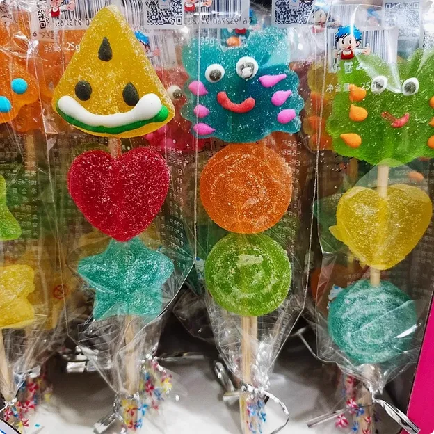 Creative Cartoon Shaped Eraser Candy Mix And Match 20 Strings - Shop at LoveMi