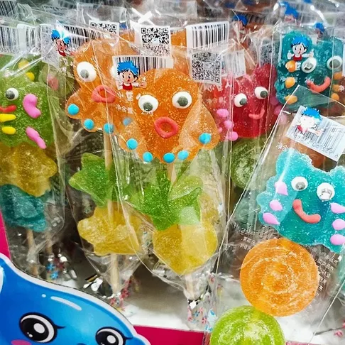 Creative Cartoon Shaped Eraser Candy - 50 Pieces In The Whole Box
