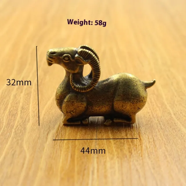 Creative Brass Tiger Talisman Desktop Ornament Sheep - Shop at LoveMi