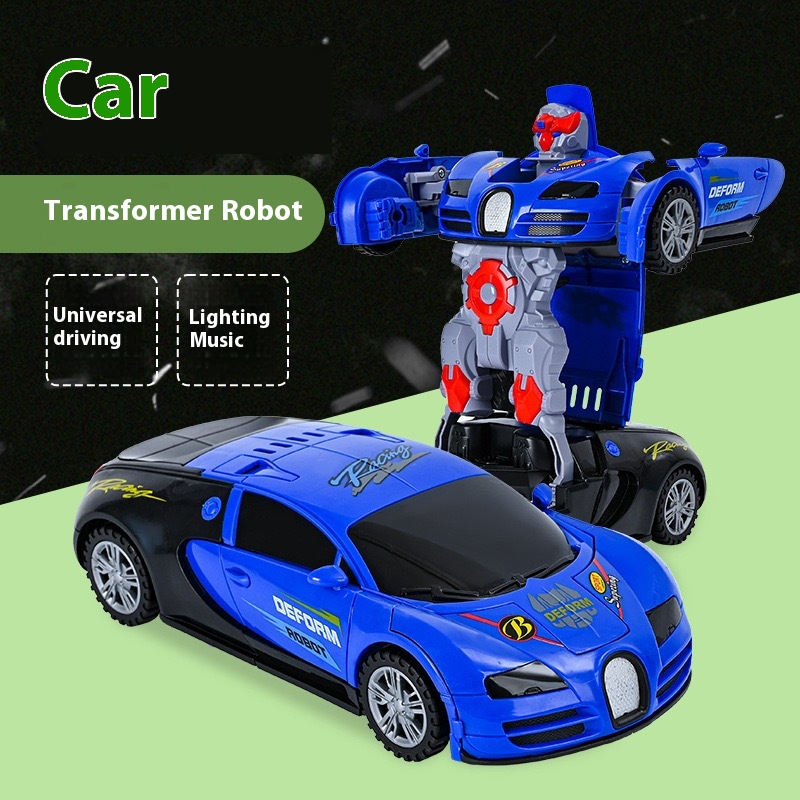 Blue Deformation Robot