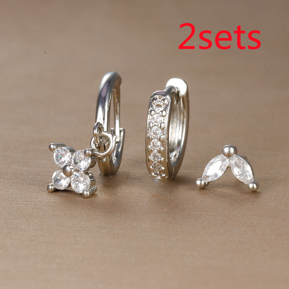 Y25040 Silver White Diamond