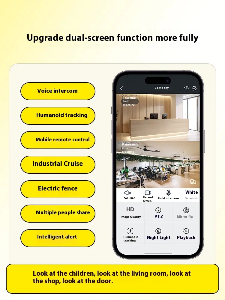 Camera Monitoring No Dead Angle Intelligent HD Night Vision Photography Monitoring