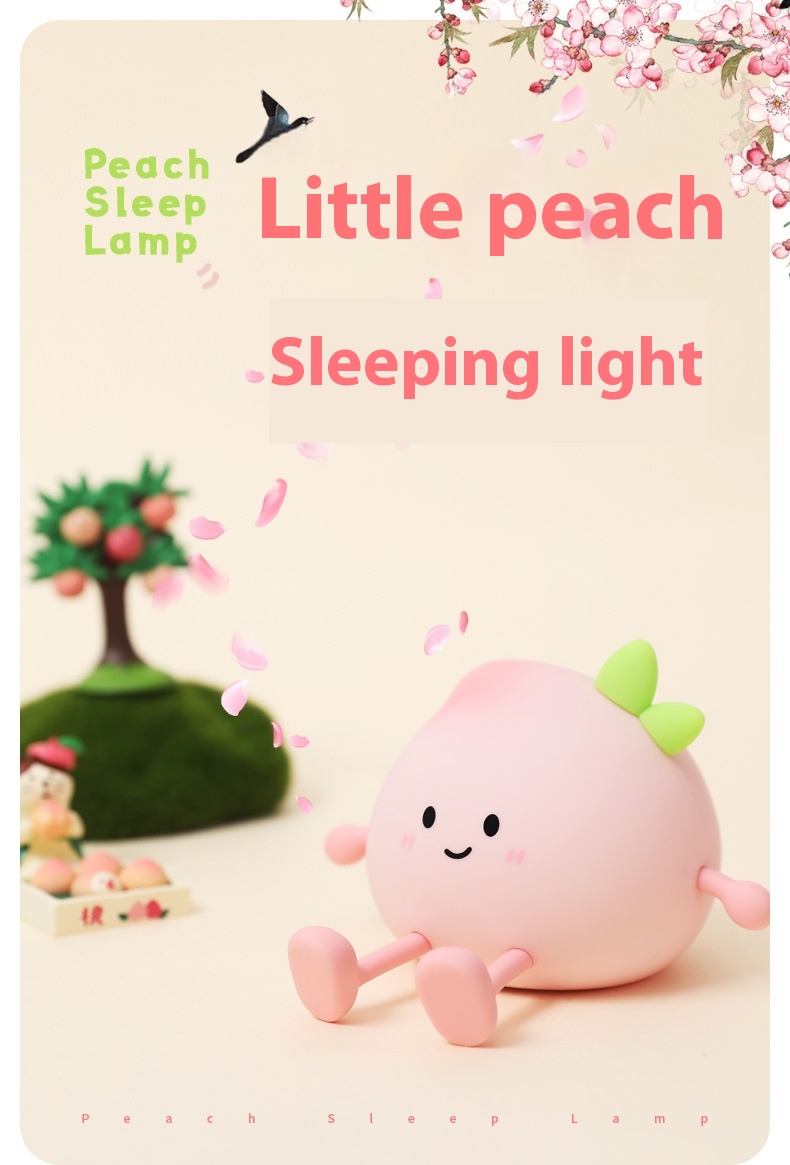 Title 2, Small Fart Peach Night Lamp Rechargeable Eye Pr...