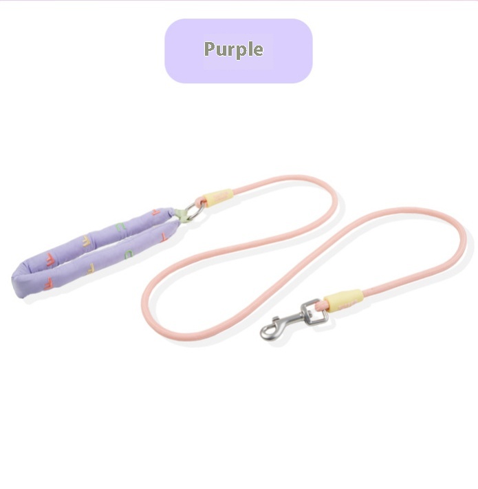 Purple Hand Holding Rope