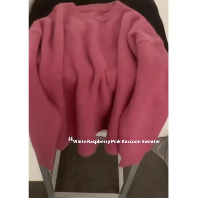 Soft Glutinous Pullover Women's Winter Raspberry Color - Shop at LoveMi