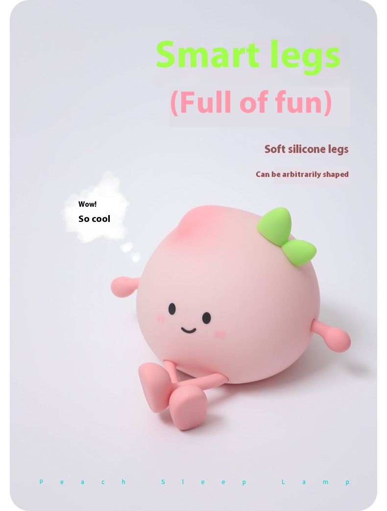 Title 10, Small Fart Peach Night Lamp Rechargeable Eye Pr...