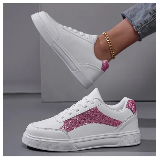 Fashionable Ladies Sneaker Comfortable And Breathable Red - Shop at LoveMi