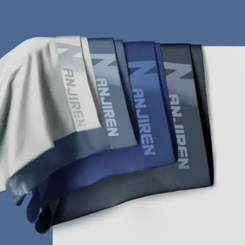 Graphene Underwear Men's Ice Silk or Breathable Flat Boxer