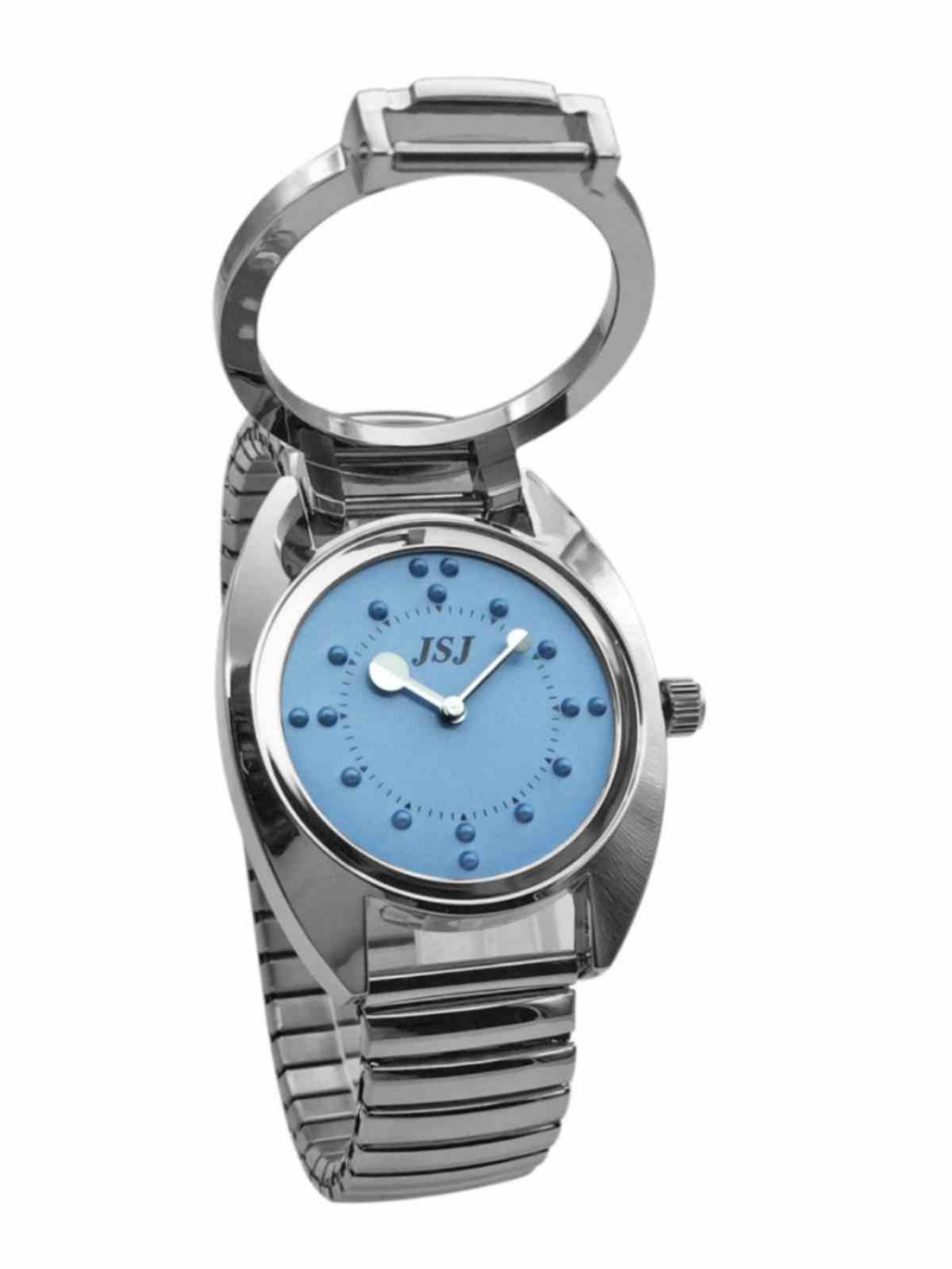 Blue spring strap