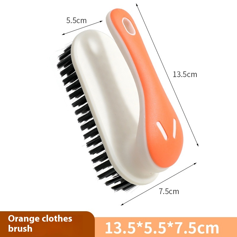 Clothes Cleaning Brush Orange