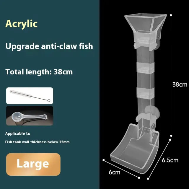 Fish Tank Precise Feeding Feeding Dish 38Cm Upgrade - Shop at LoveMi