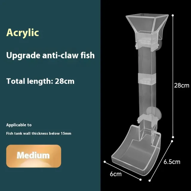 Fish Tank Precise Feeding Feeding Dish 28Cm Feeding Tube - Shop at LoveMi