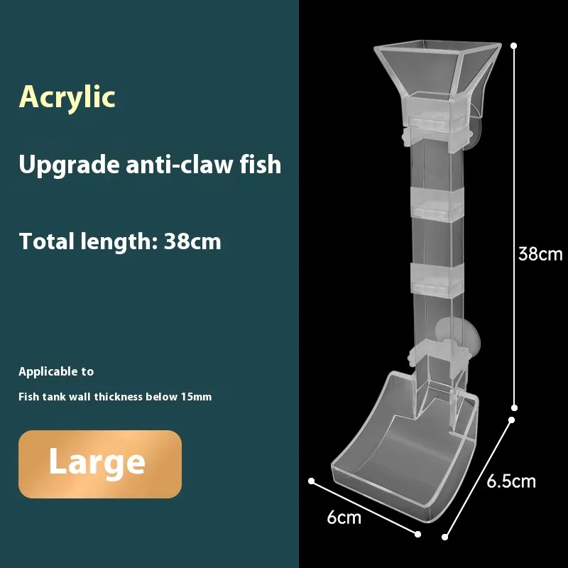 Fish Tank Precise Feeding Feeding Dish - 38Cm Feeding Tube