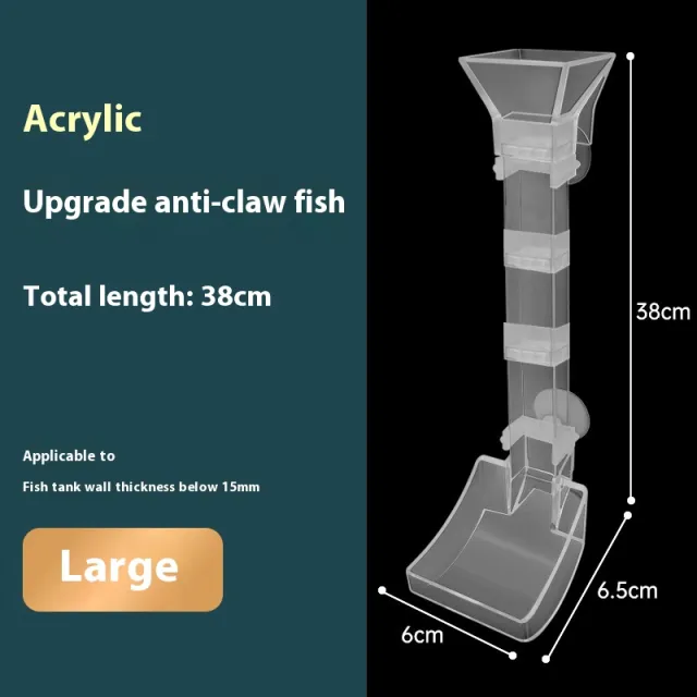 Fish Tank Precise Feeding Feeding Dish 38Cm Feeding Tube - Shop at LoveMi