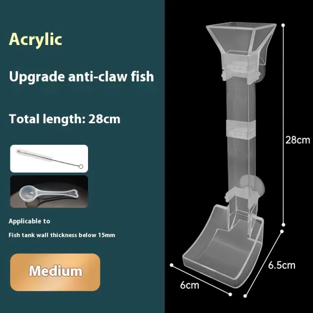 Fish Tank Precise Feeding Feeding Dish 28Cm Upgrade - Shop at LoveMi