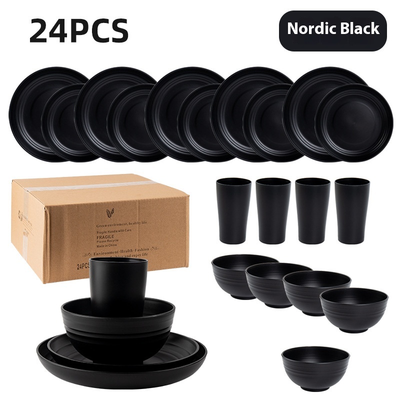 Black 24pc Set