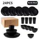 Black 24Pc Set