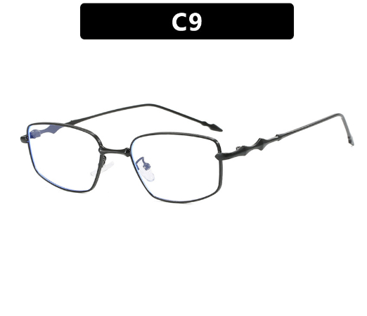 Black Frame Transparent Lens