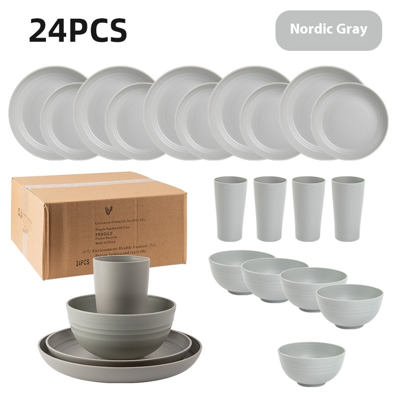 Gray 24pc Set