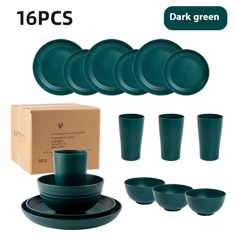 Dark Green 16pc Set