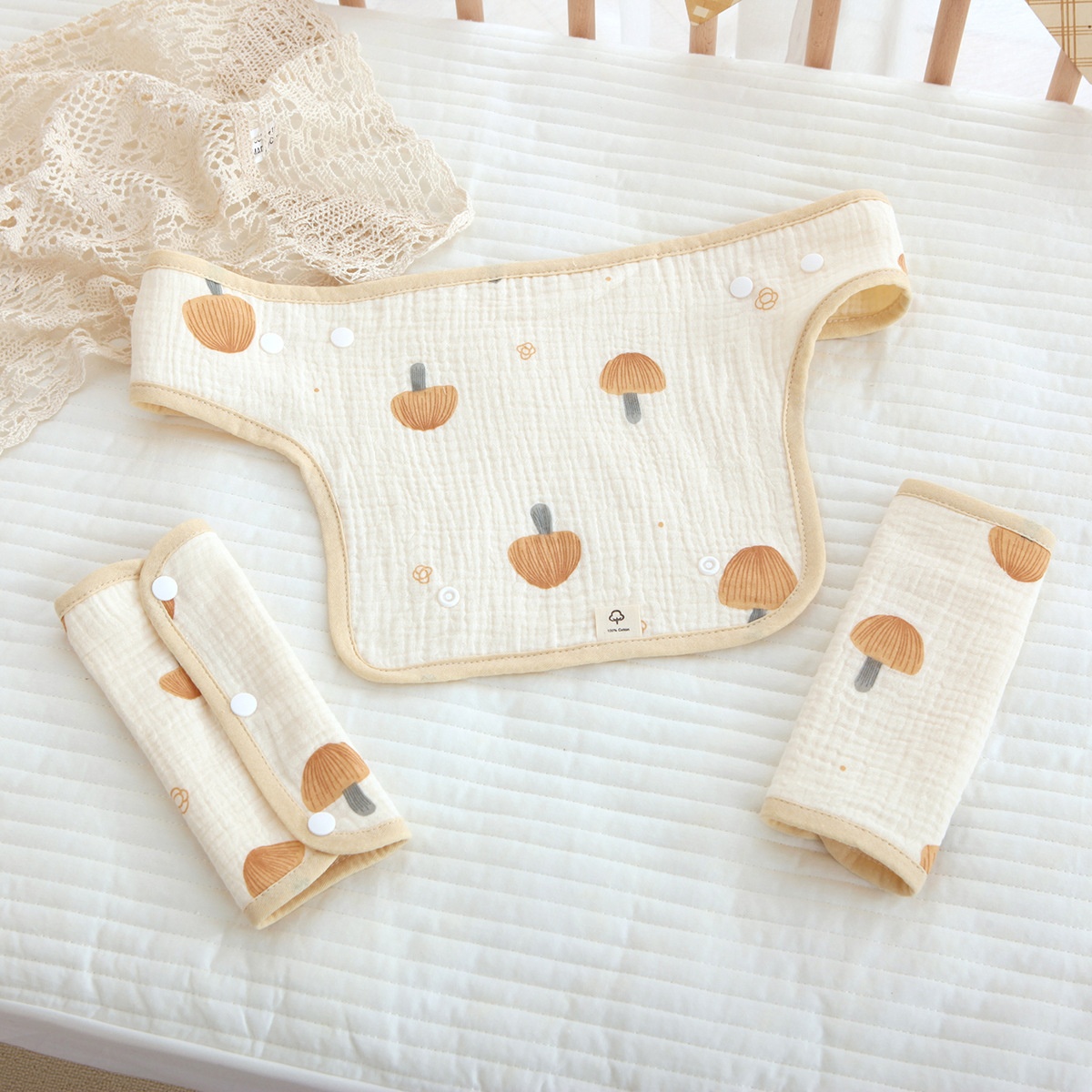 Brown Mushroom Three Piece Set